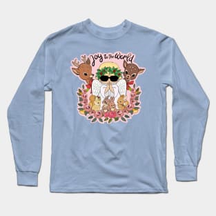 Joy to the World! Christmas Angel. Long Sleeve T-Shirt